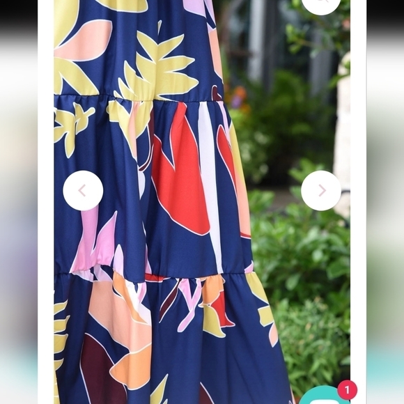 NWOT SUNDAY UP SAY IT SWEETLY DRESS NAVY SIZE MEDIUM - Picture 5 of 8